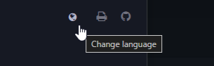 language selector